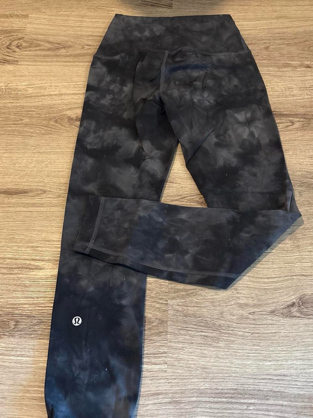 lululemon athletica Black Tie-Dye High-Rise Leggings